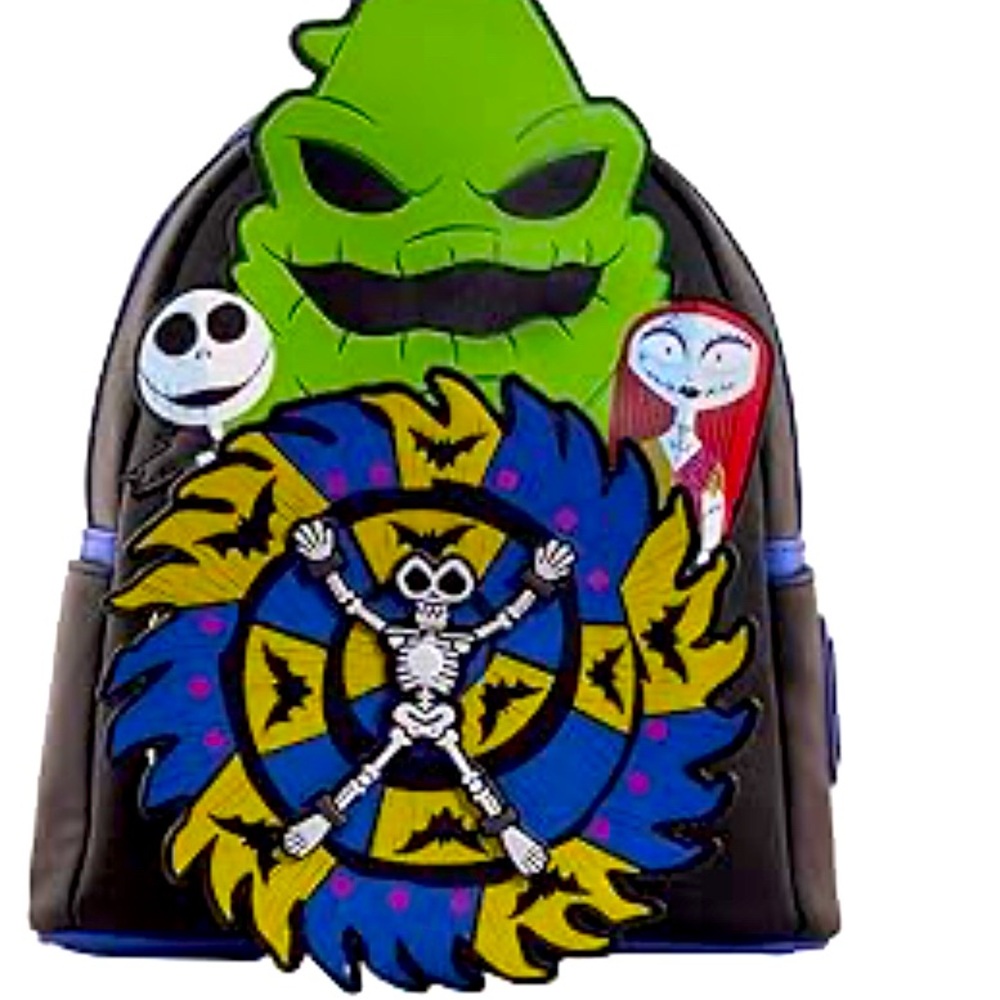 💜💚🌼NWT Loungefly Disney The Nightmare Before Christmas 30th Anniversary